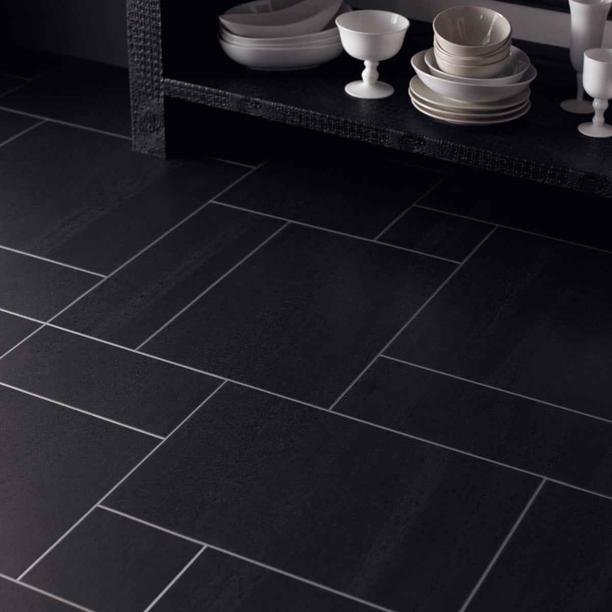 Graphite Slate, Amtico Signature, Sample