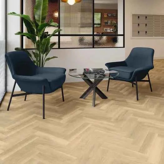 Amtico First Sun Washed Oak in Parquet £39.99m2