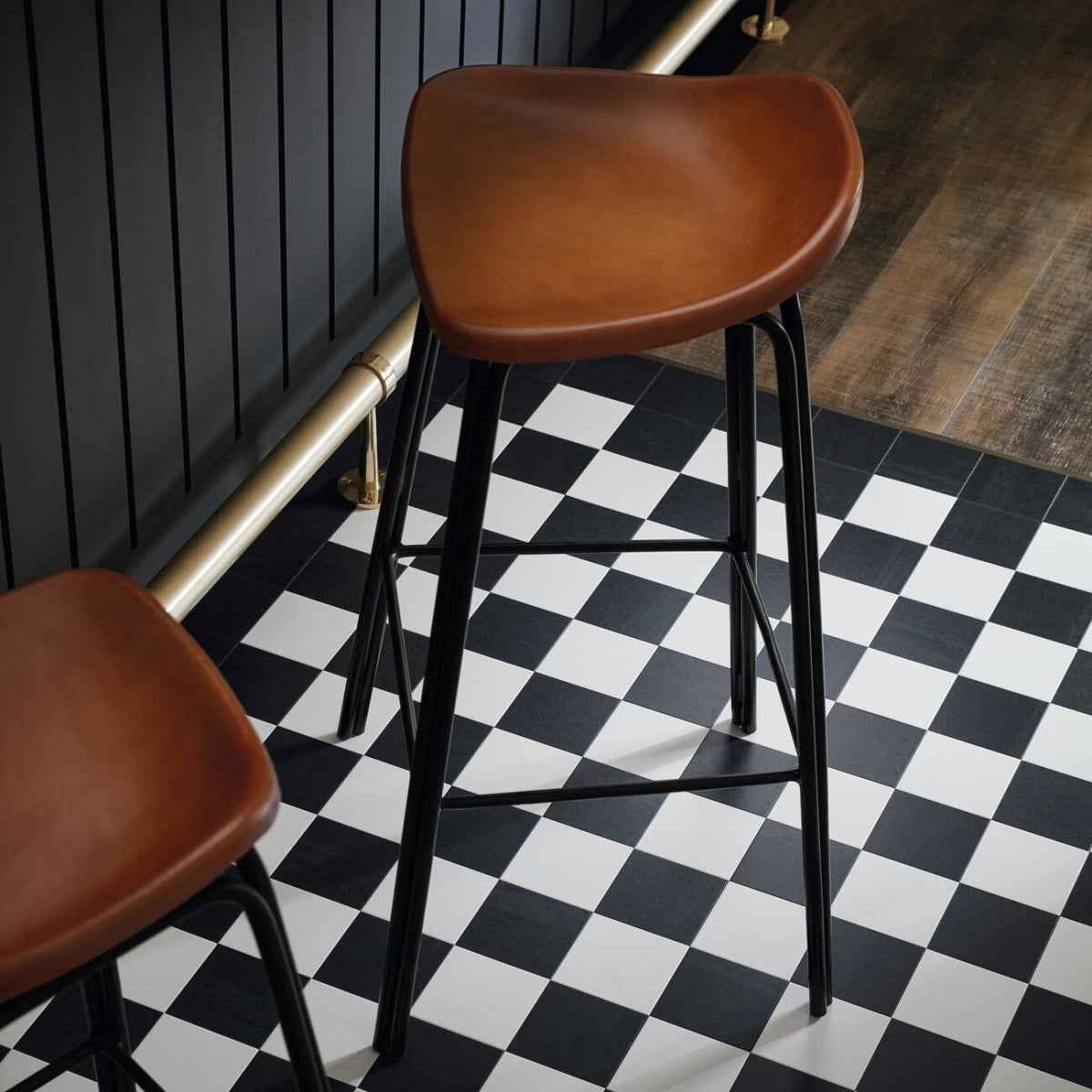 Chequer Mono, Amtico Decor, Sample