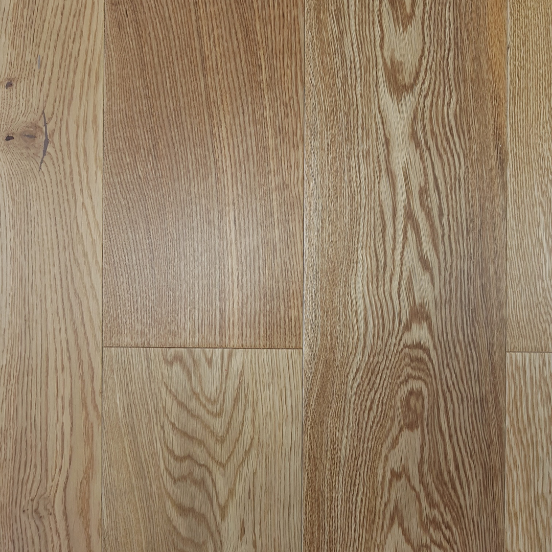 Close-up of wooden flooring with a natural finish