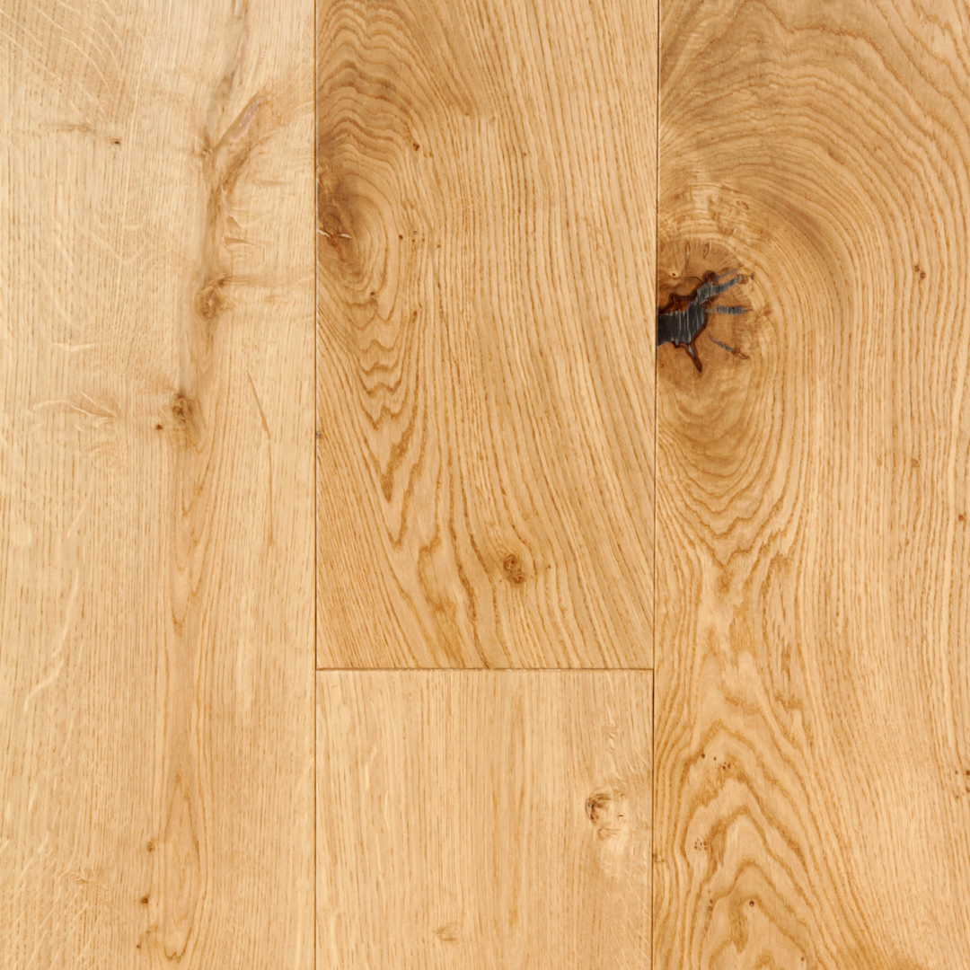 Close-up of a wooden floor with natural grain and texture