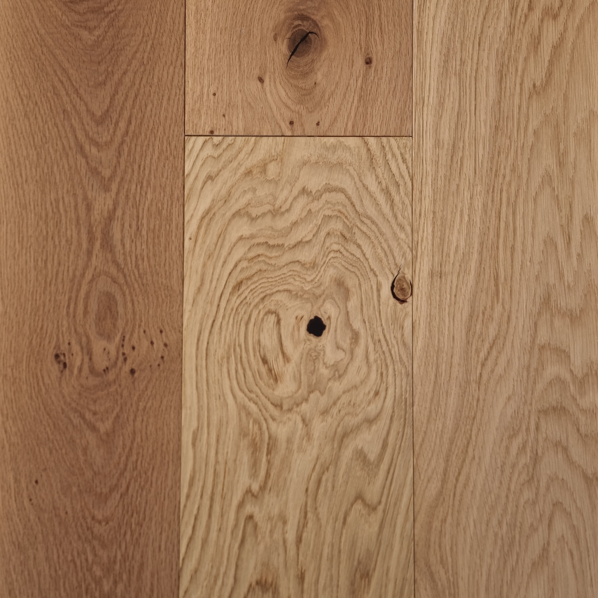 Close-up of wooden flooring with natural grain and texture