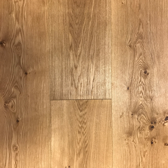 Close-up of a wooden floor with a natural finish