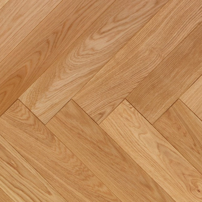 Wingate Oak parquet floor with herringbone pattern