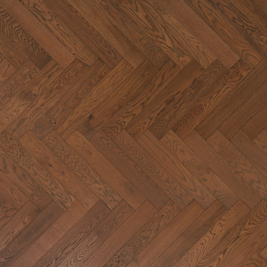 Mayfair Oak flooring with a herringbone pattern