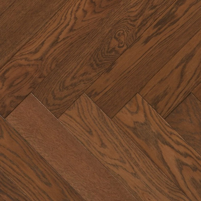 Mayfair Oak flooring with a herringbone pattern