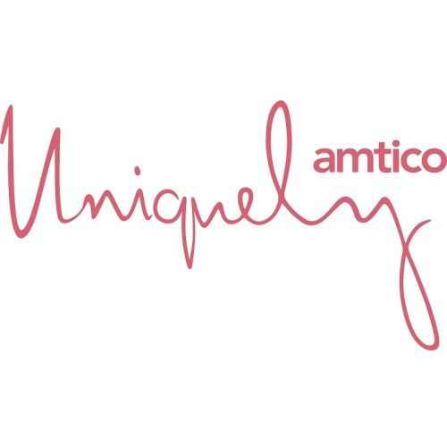 Logos of 'Uniquely' and 'amtico' on a white background