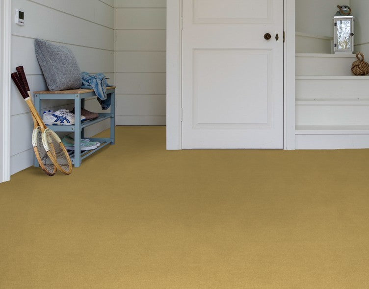 Butterscotch, Brockway Dimensions Plain 50, Sample
