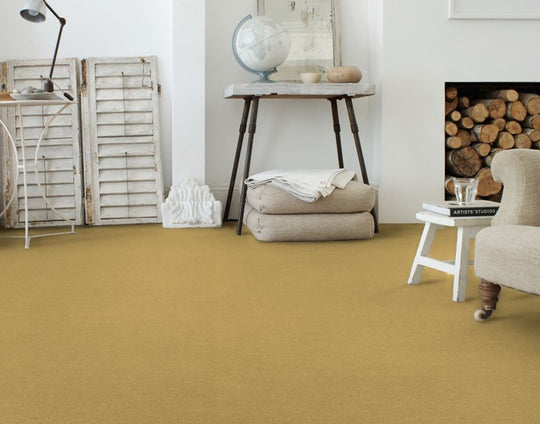 Butterscotch, Brockway Dimensions Plain 40, Sample
