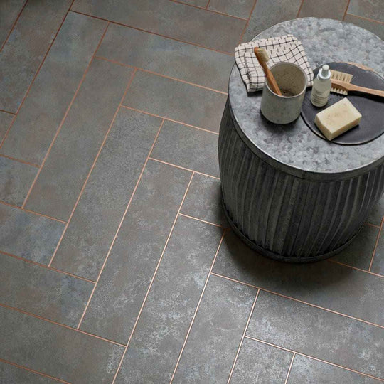 Grey Burnished Metal, Amtico Signature